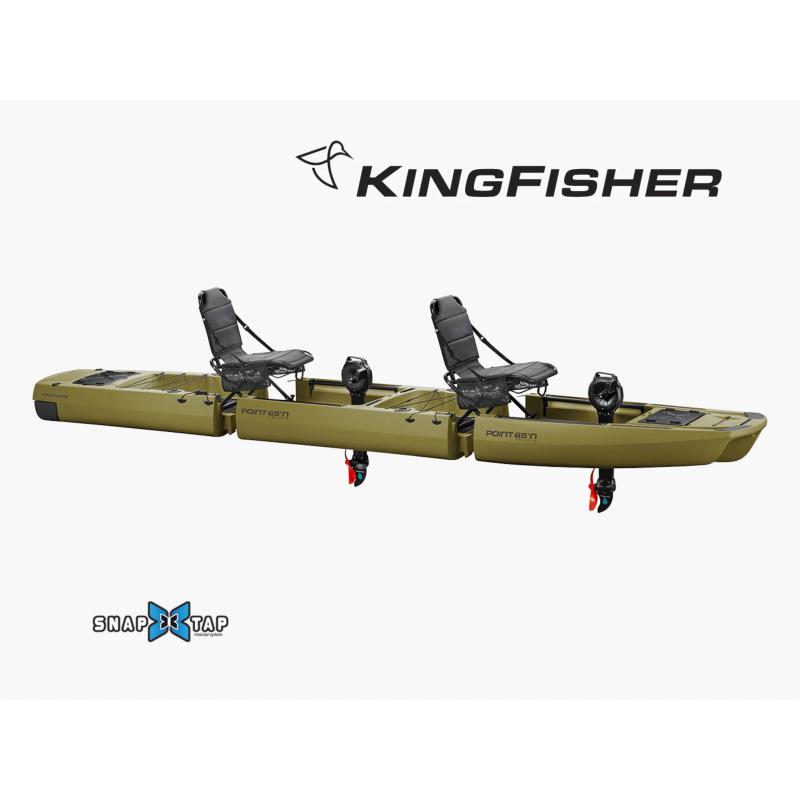 Kingfisher Kayak de pêche modulable deux places + 2 Impulse