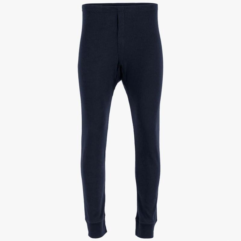 Lot De 2 Caleçons Longs Homme HERMKO - 100% Coton Bio - Confort Peau Sensible - Taille Mi-haute