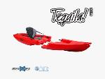 TEQUILA GTX SOLO Kayak sit-on-top modulable - Rouge