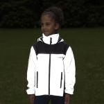 Veste imperméable REFLECT360 pour enfant, doublée en polaire - 7-9 ans