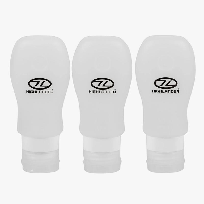 Bouteilles de voyage en silicone