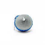 METEOR Boule réfléchissante avec poncho de pluie transparent - Zip Bleu