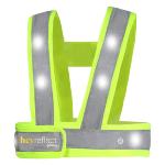 JUNIORVISIO Harnais fluo lumineux à led - S