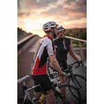 EOS LB Casque VTT avec éclairage et clignotants et audio intégré L - Blanc