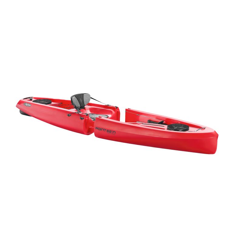 MOJITO SOLO Kayak sit-on-top modulable une place - Rouge