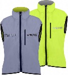 SWITCH JACKET L Veste sans manche réversible fluo/réfléchissant - Homme L