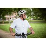 EOS LM Casque VTT avec éclairage et clignotants et audio intégré L - Gris