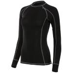 BAMBOO Sous vêtement thermique - Manches longues - Femme - Noir - XL