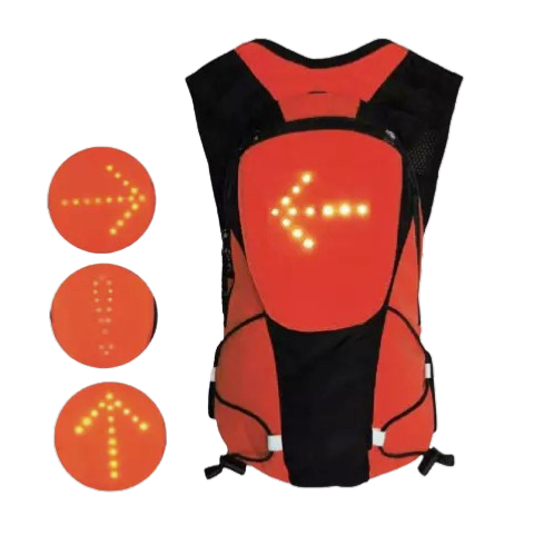 Sac à dos avec clignotants LED - 5 litres