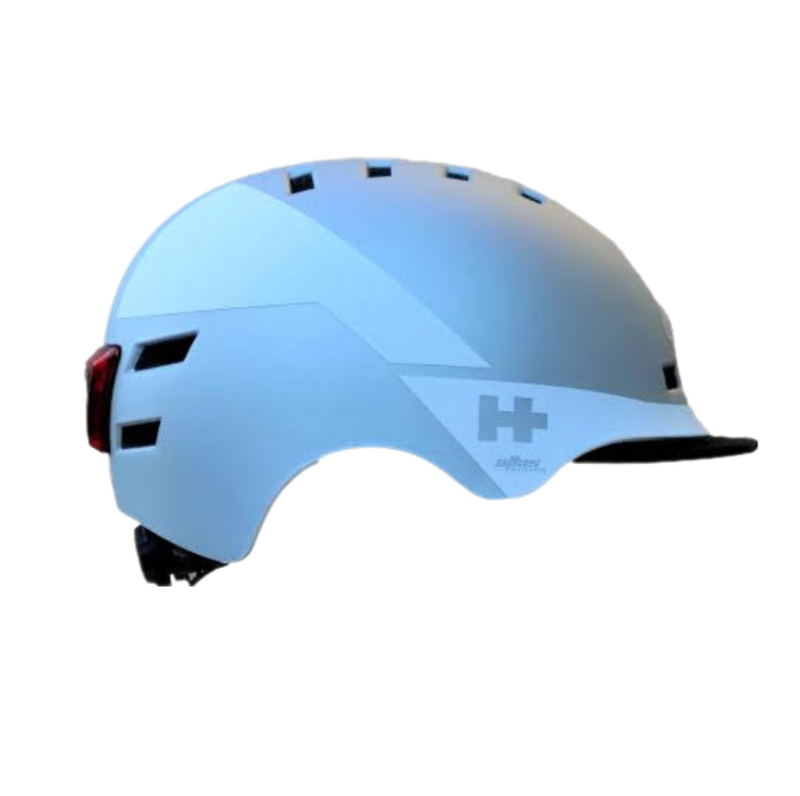 ATLAS BL Casque urbain vélo/trott éclairage arrière intégré M - Gris