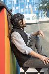Casque indestructible avec embouts carbone - Noir