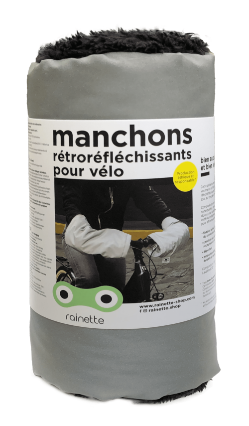 MANCHON SCOOTER / CYCLO / VELO STANDARD DOUBLURE FOURRURE (PAIRE) s