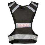 SMARTACTIV Gilet noir lumineux led - XL