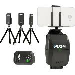 PIXEM Robot cameraman automate + 3 balises pour suivi/zoom des videos smartphone
