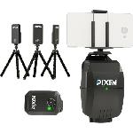 PIXEM Robot cameraman automate + 3 balises pour suivi/zoom des videos smartphone