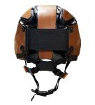 Casque vélo multi-impact Hedkayse - Cuir marron Havane