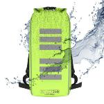 BACKPACK 360DRY Sac à dos jaune fluo avec zones réfléchissantes 28 litres