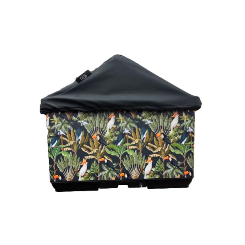 PACK BASKY TOUCAN Panier universel porte-bagage vélo avec protection pluie