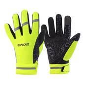 GANTS L Gants vélo jaune fluo - L