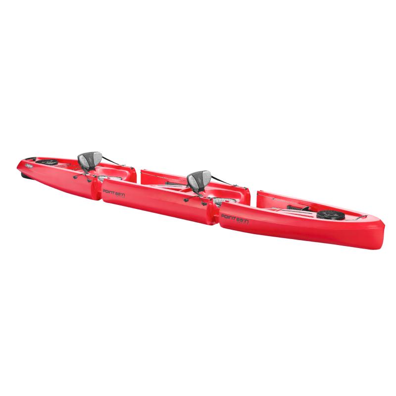 MOJITO DUO Kayak sit-on-top modulable deux places - Rouge
