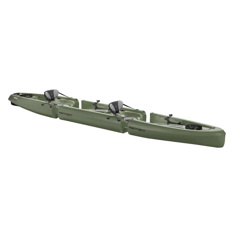 MOJITO ANGLER DUO Kayak sit-on-top modulable - vert