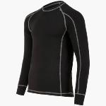 BAMBOO Sous vêtements thermique - manche longue - Noir - XXL