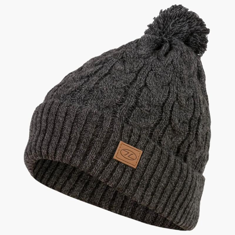 BEIRA Bonnet à pompon - Noir - M
