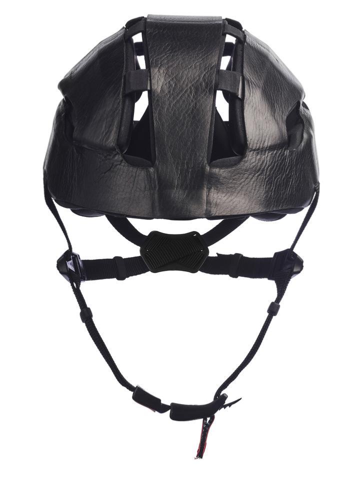 Casque vélo multi-impact Hedkayse - Cuir noir