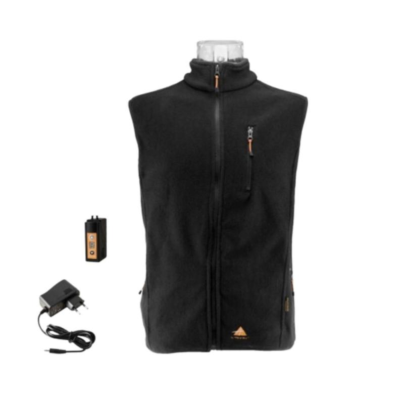 AJ4 M Veste chauffante en polaire - Noir - M
