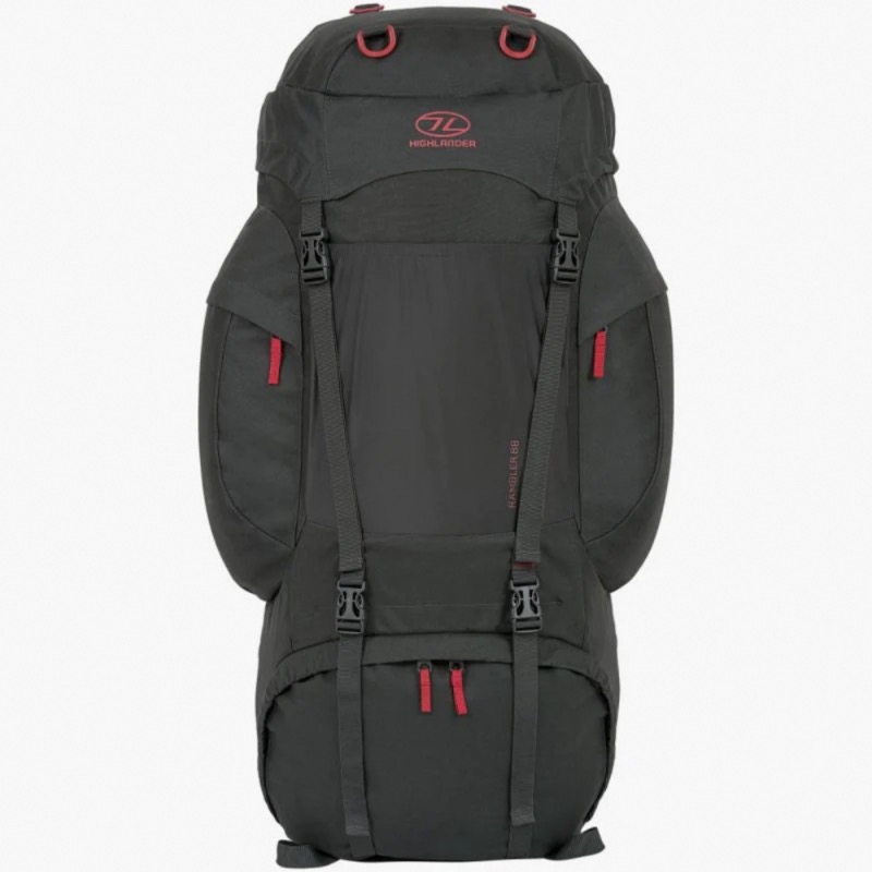 RAMBLER Sac de randonné - 88L - Noir -