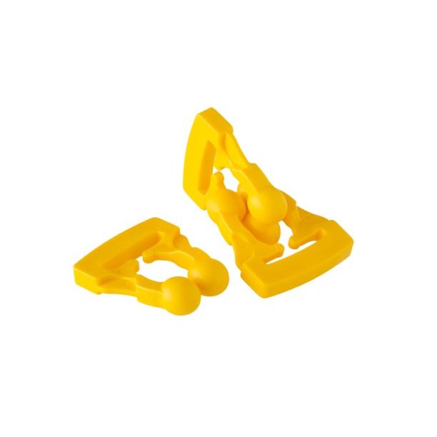 Pack 2 Attaches rapides Clip'on® jaune