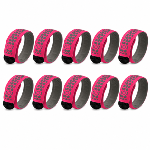Lot de 10 Brassards lumineux à clap – Rose