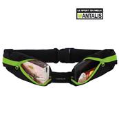 X-TENS V Ceinture boa extensible double poche - Verte
