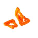 Pack 2 Attaches rapides Clip'on® orange