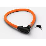 TEXLOCK ORBIT Antivol à clef tissé kevlar 100 centimètres - Orange