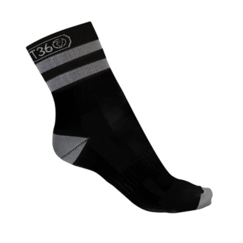 Chaussettes de course à pied REFLECT360 Airfoot - courtes - noires (UK 6.5-8.5 / EUR 40-42)