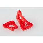 Pack 2 Attaches rapides Clip'on® rouge