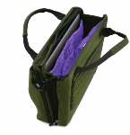CONVERTIBLE V Sacoche protection pour ordinateur 13' avec support guidon - verte