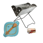 Pack Outdoor Baroude - MessKit, allumettes tempete et Grill