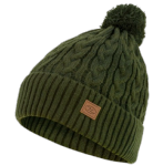 BEIRA Bonnet à Pompon - Vert 