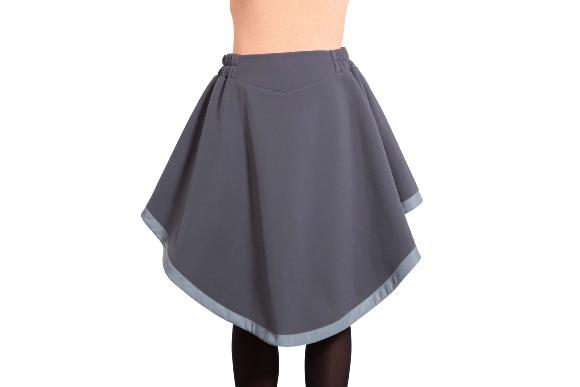 HOLLY Gris Sur-jupe hiver - M-L