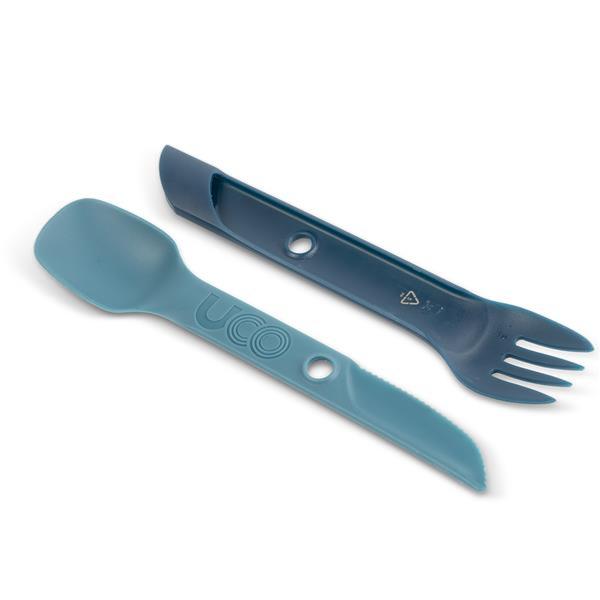 Switch Eco Couverts cuillère, fourchette et couteau camping - Bleus