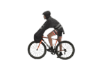 RAINCOVER SM Poncho imperméable vélo avec bandes réfléchissantes - S / M