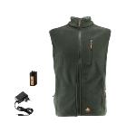 AJ4 FLEECE Veste polaire chauffante - XXL - Kaki