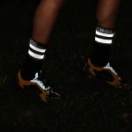 REFLECT360 Chaussettes de course à pied Airfoot - Courtes - Blanches (UK 9-11 /