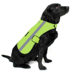 DOG COAT VISIO veste Chien étanche bandes réflechissantes taille XL - Jaune