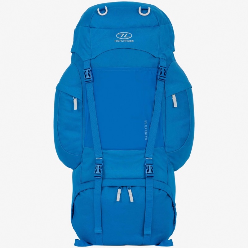 RAMBLER Sac de randonné - 88L - Bleu - 88 Litres