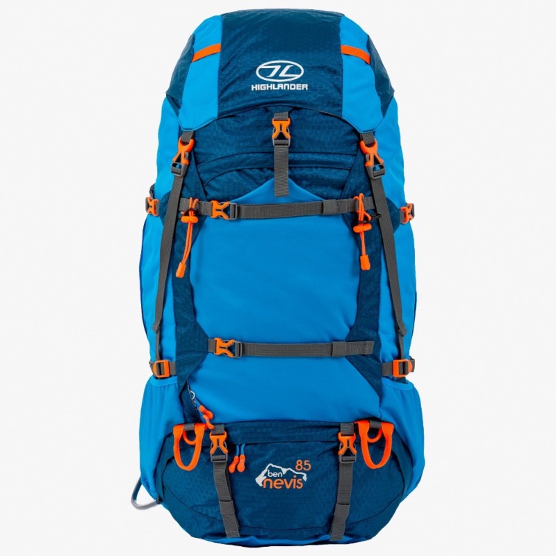 BEN NEVIS Sac de randonné - 85L - Bleu - 85 Litres