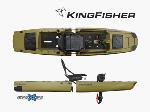 KINGFISHER Kayak de pêche modulable une place avec Pédalier