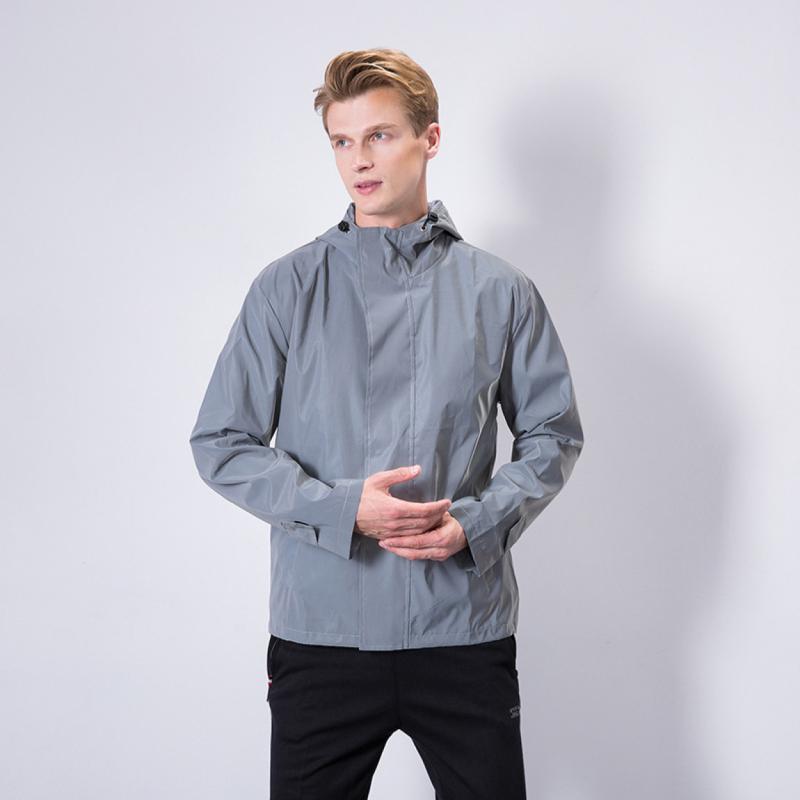 Veste coupe-vent entièrement réfléchissante - M